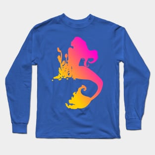 Basking Mermaid Long Sleeve T-Shirt